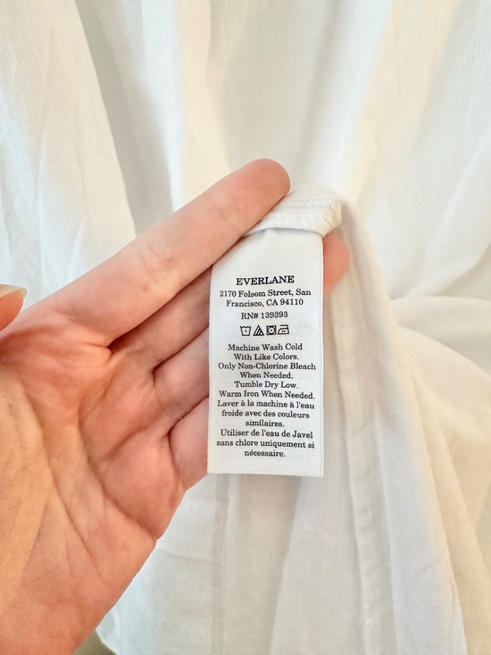 NWT Everlane Gauze Off the Shoulder Dress - Picture 8 of 10